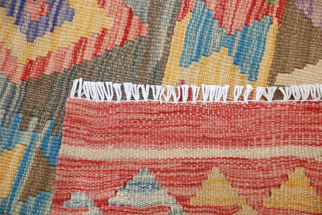 Kilim 6’ 4″ x 9’ 2″ - No. AV32597 - ALRUG Rug Store