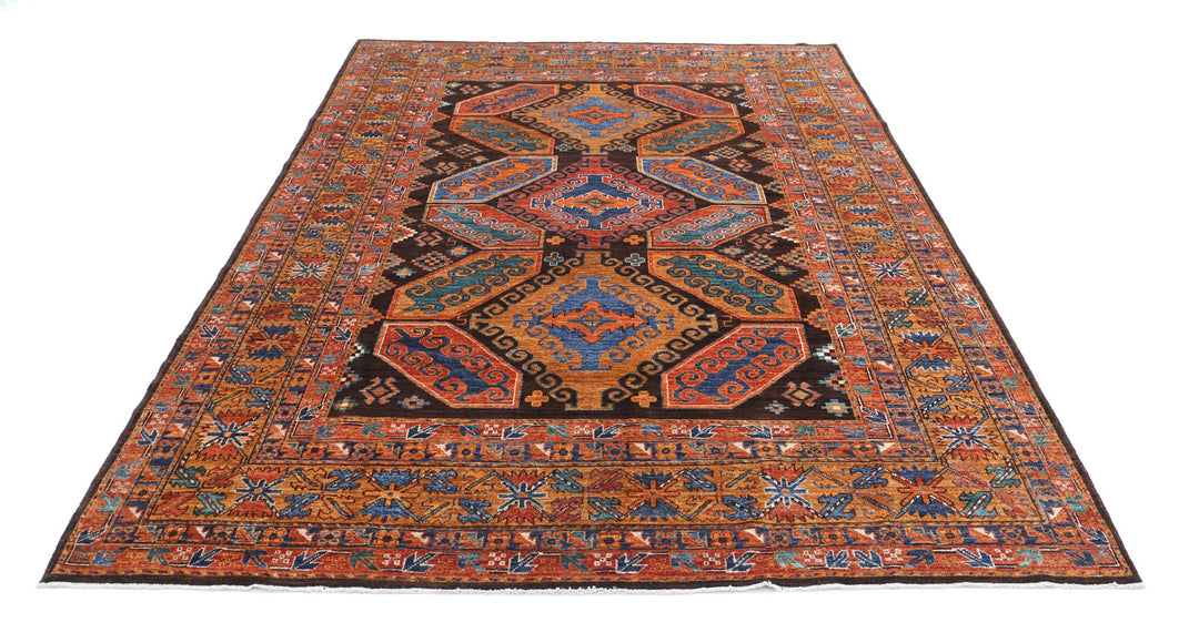 Humna 6’ 8″ x 9’ 7″ - No. AV16413 - ALRUG Rug Store