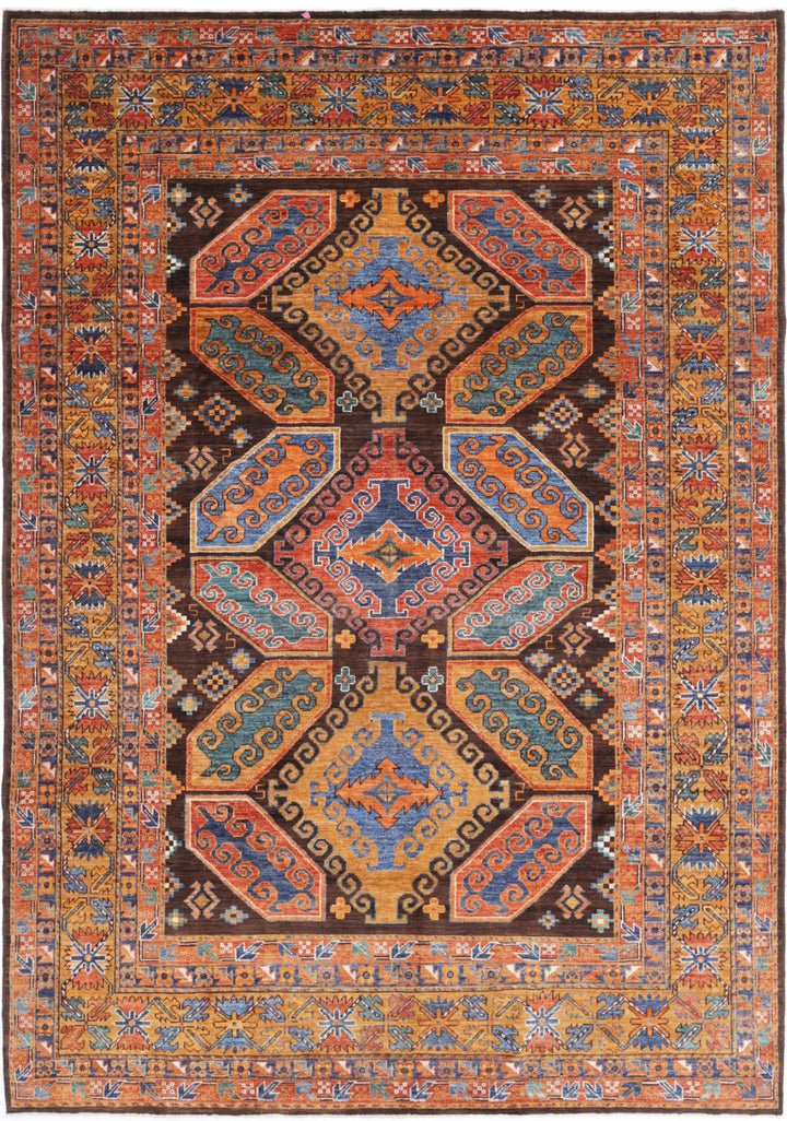 Humna 6’ 8″ x 9’ 7″ - No. AV16413 - ALRUG Rug Store