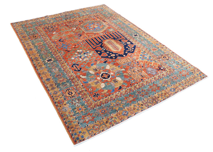 Humna 5’ 0″ x 6’ 7″ - No. AV99251 - ALRUG Rug Store