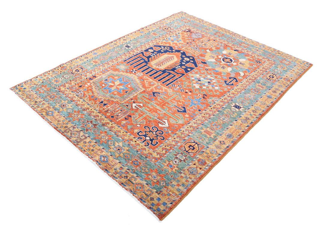 Humna 5’ 0″ x 6’ 7″ - No. AV99251 - ALRUG Rug Store