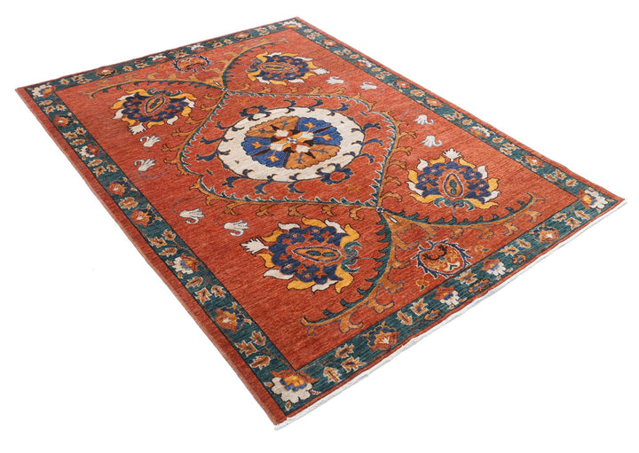 Humna 5’ 0″ x 6’ 5″ - No. AV43185 - ALRUG Rug Store