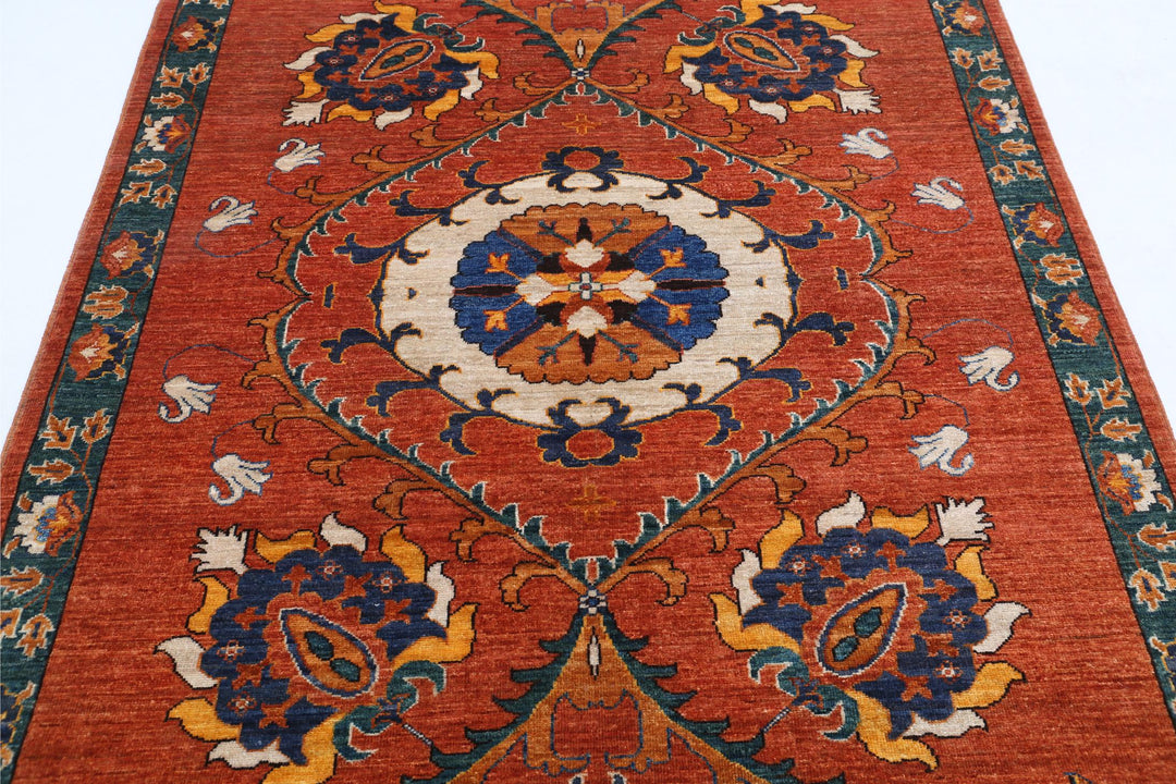 Humna 5’ 0″ x 6’ 5″ - No. AV43185 - ALRUG Rug Store