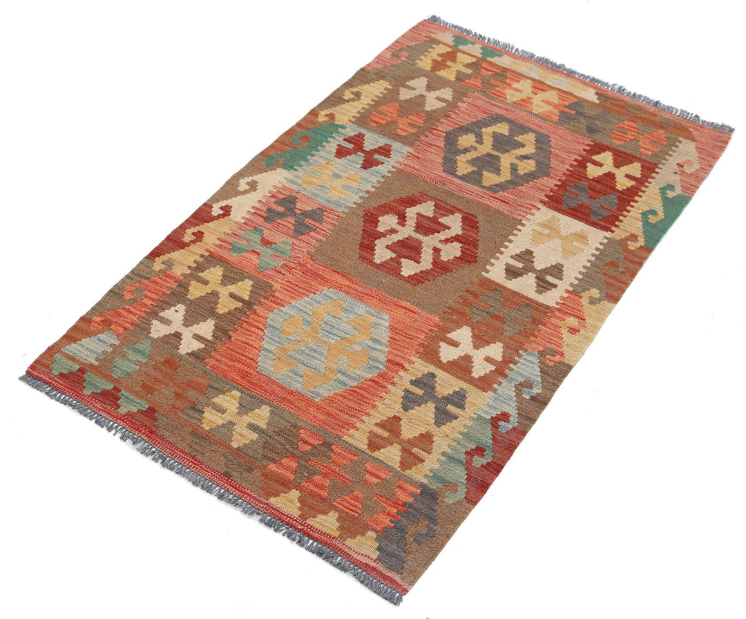 Kilim 2’ 5″ x 3’ 10” - No. AV75360 - ALRUG Rug Store