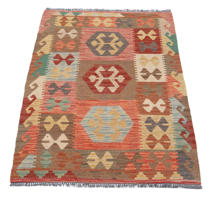 Kilim 2’ 5″ x 3’ 10” - No. AV75360 - ALRUG Rug Store