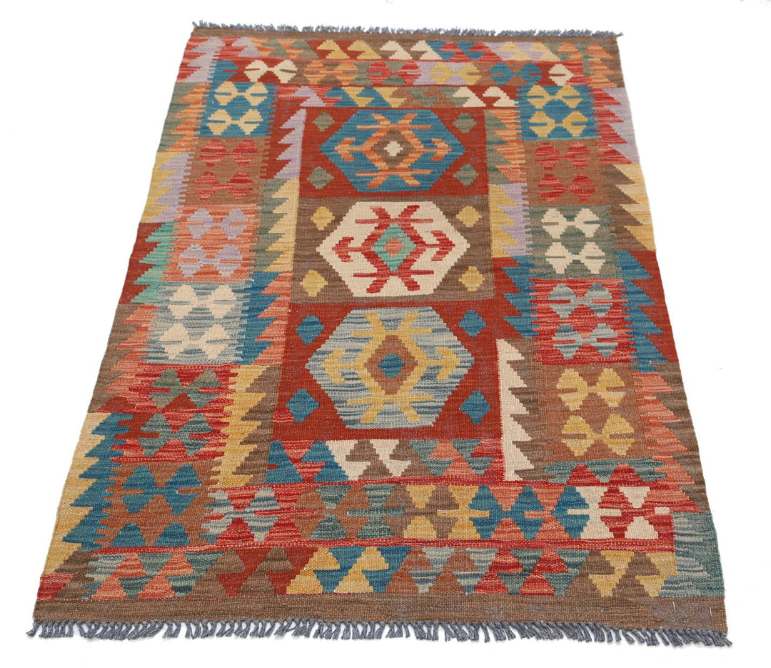 Kilim 2’ 8″ x 4’ 4″ - No. AV94796 - ALRUG Rug Store