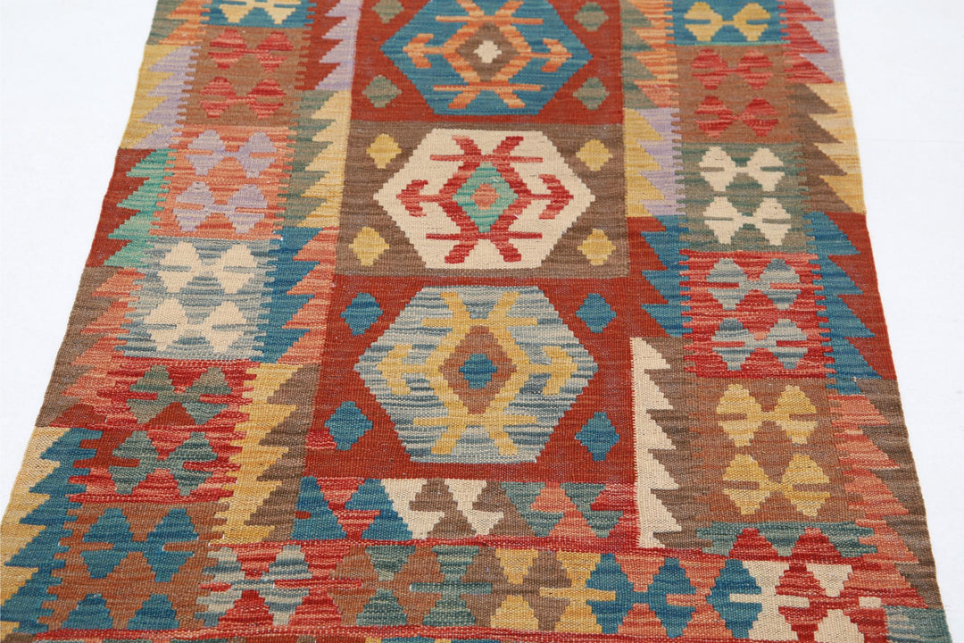 Kilim 2’ 8″ x 4’ 4″ - No. AV94796 - ALRUG Rug Store
