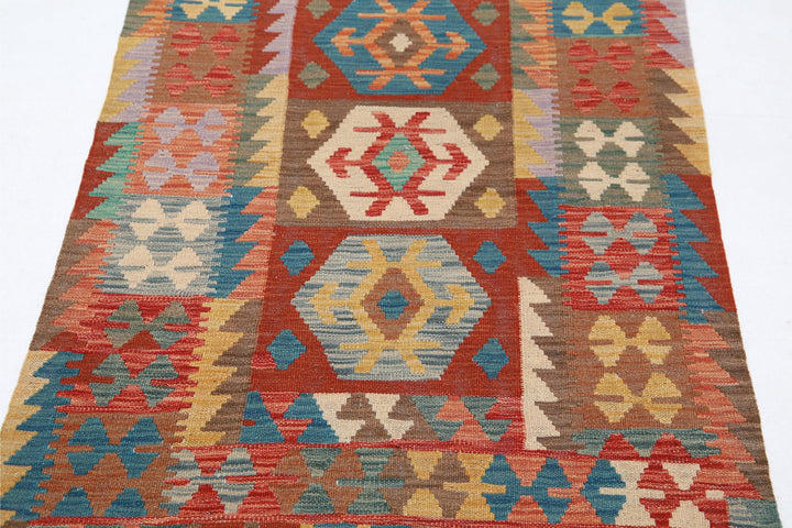 Kilim 2’ 8″ x 4’ 4″ - No. AV94796 - ALRUG Rug Store