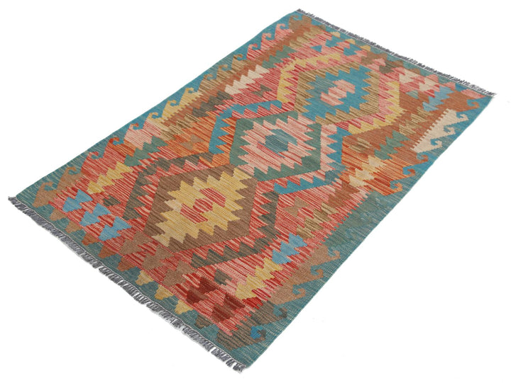 Kilim 2’ 6″ x 4’ 0″ - No. AV87372 - ALRUG Rug Store