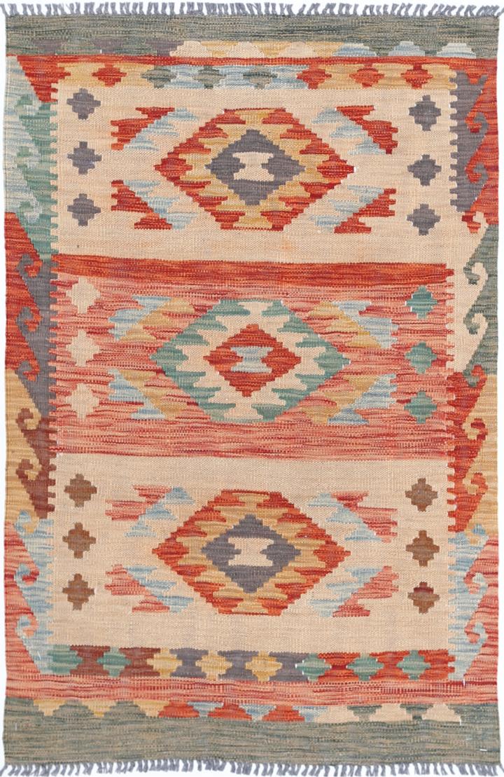 Kilim 2’ 8″ x 4’ 0″ - No. AV57049 - ALRUG Rug Store