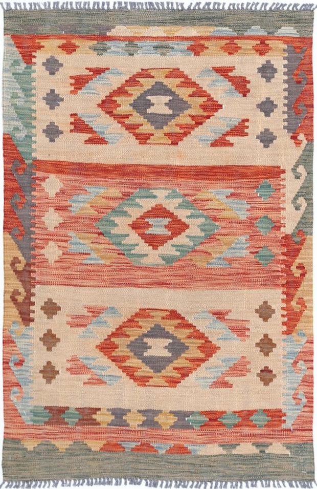 Kilim 2’ 8″ x 4’ 0″ - No. AV57049 - ALRUG Rug Store