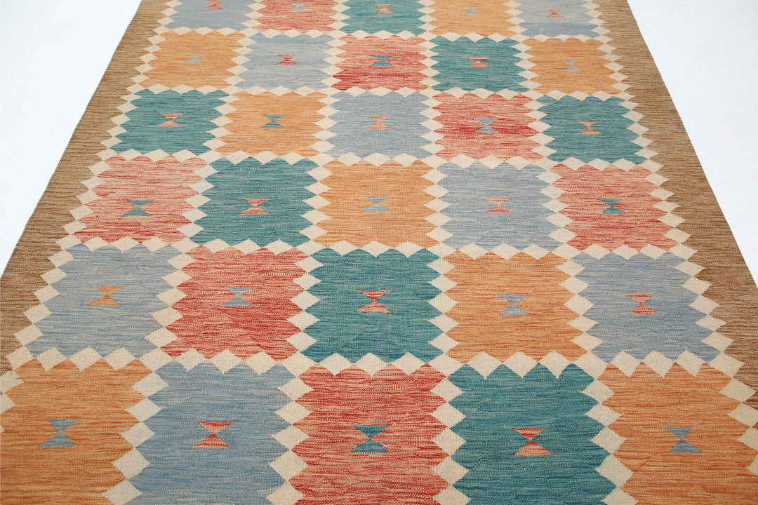 Kilim 6’ 8″ x 9’ 10” - No. AV76717 - ALRUG Rug Store