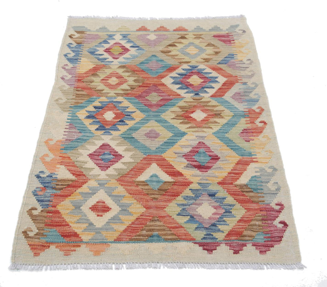 Kilim 2’ 5″ x 3’ 10” - No. AV40665 - ALRUG Rug Store