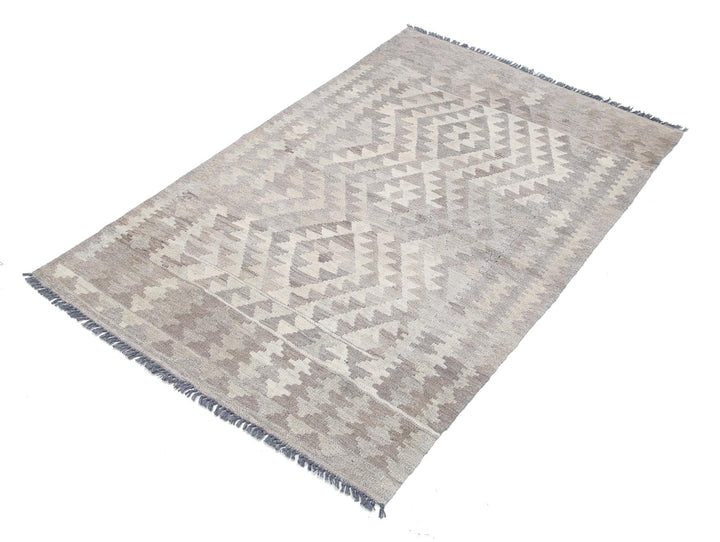 Kilim 3’ 2″ x 4’ 11” - No. AV87893 - ALRUG Rug Store