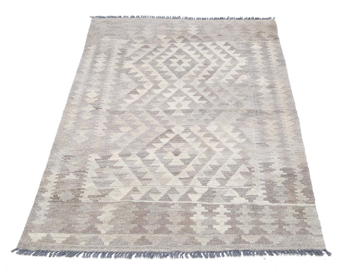 Kilim 3’ 2″ x 4’ 11” - No. AV87893 - ALRUG Rug Store