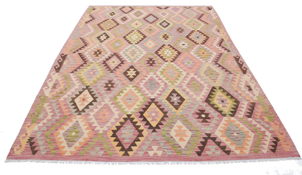 Kilim 6’ 6″ x 9’ 9″ - No. AV20875 - ALRUG Rug Store