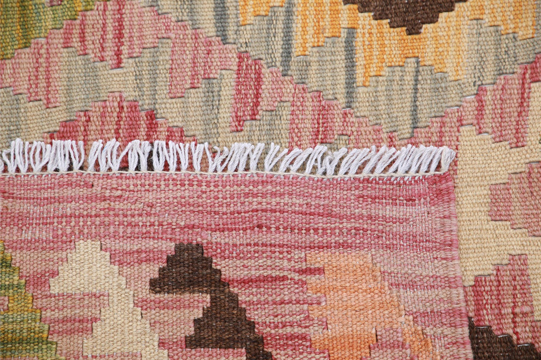 Kilim 6’ 6″ x 9’ 9″ - No. AV20875 - ALRUG Rug Store