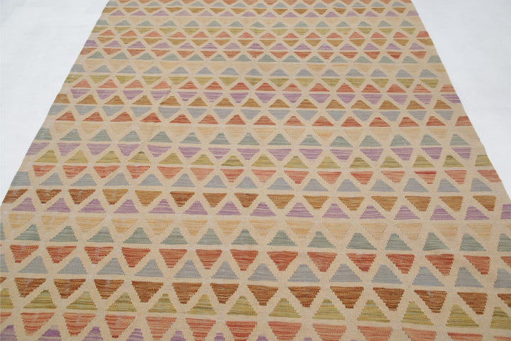 Kilim 6’ 3″ x 9’ 9″ - No. AV45714 - ALRUG Rug Store