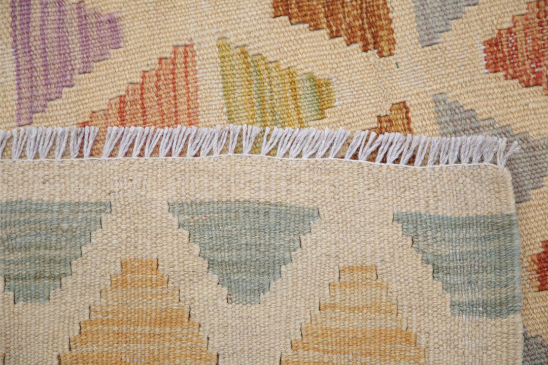 Kilim 6’ 3″ x 9’ 9″ - No. AV45714 - ALRUG Rug Store