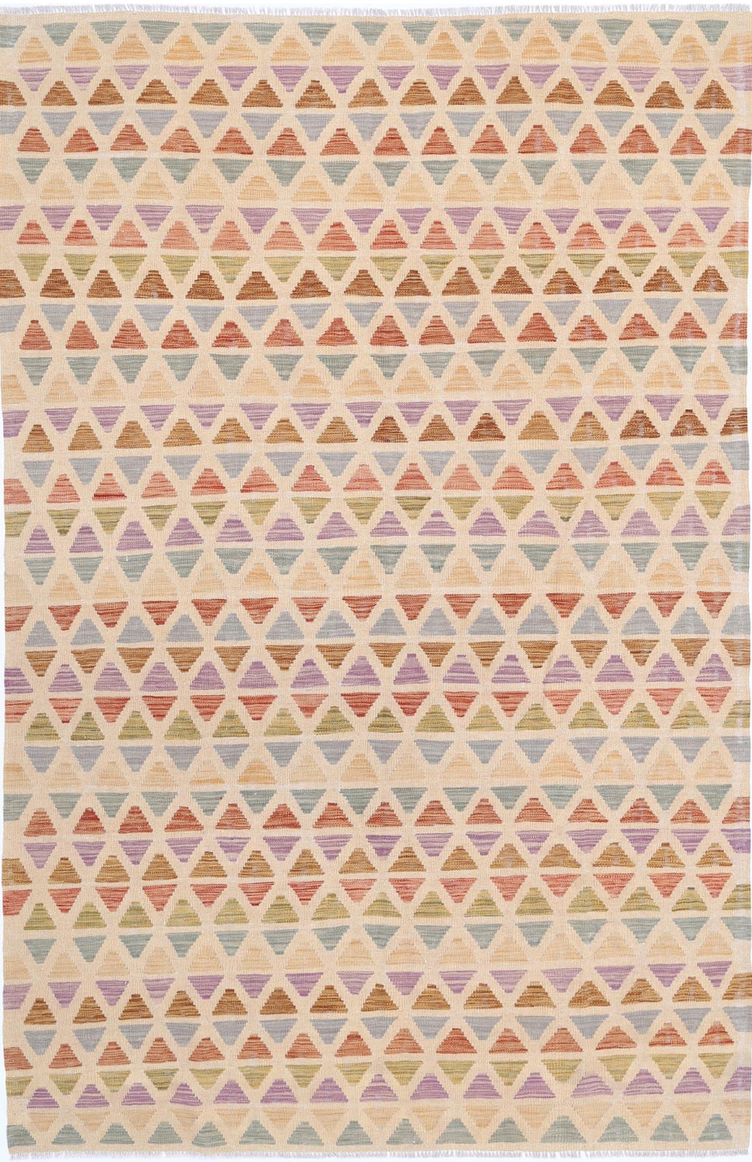 Kilim 6’ 3″ x 9’ 9″ - No. AV45714 - ALRUG Rug Store