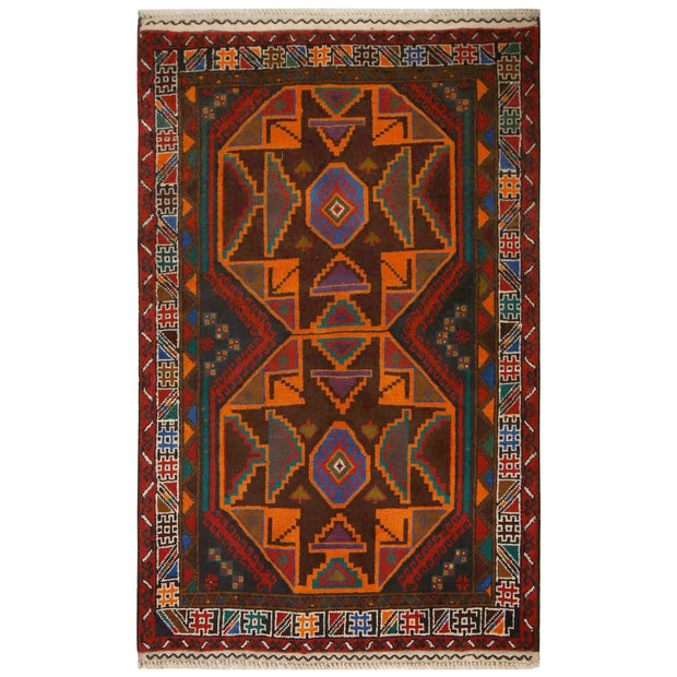 Baluchi Rug 2'9" x 4'7" - No. AL60434
