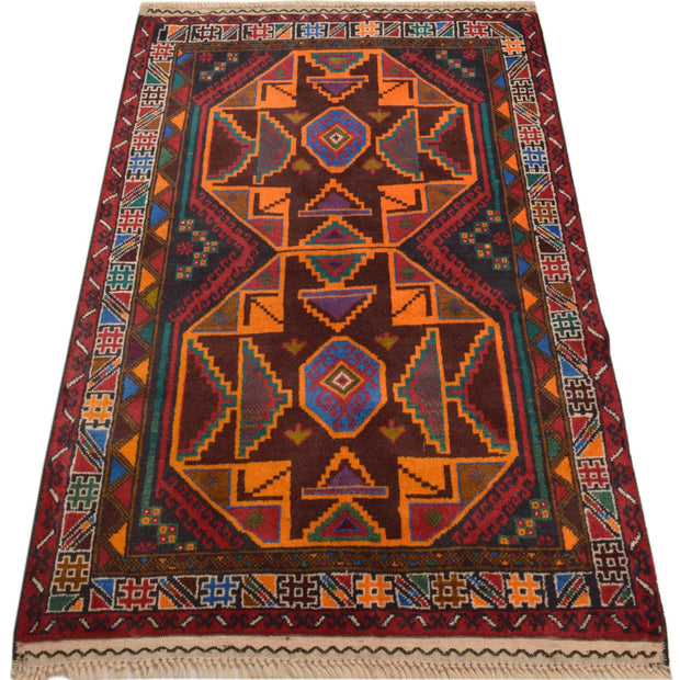 Baluchi Rug 2'9" x 4'7" - No. AL60434