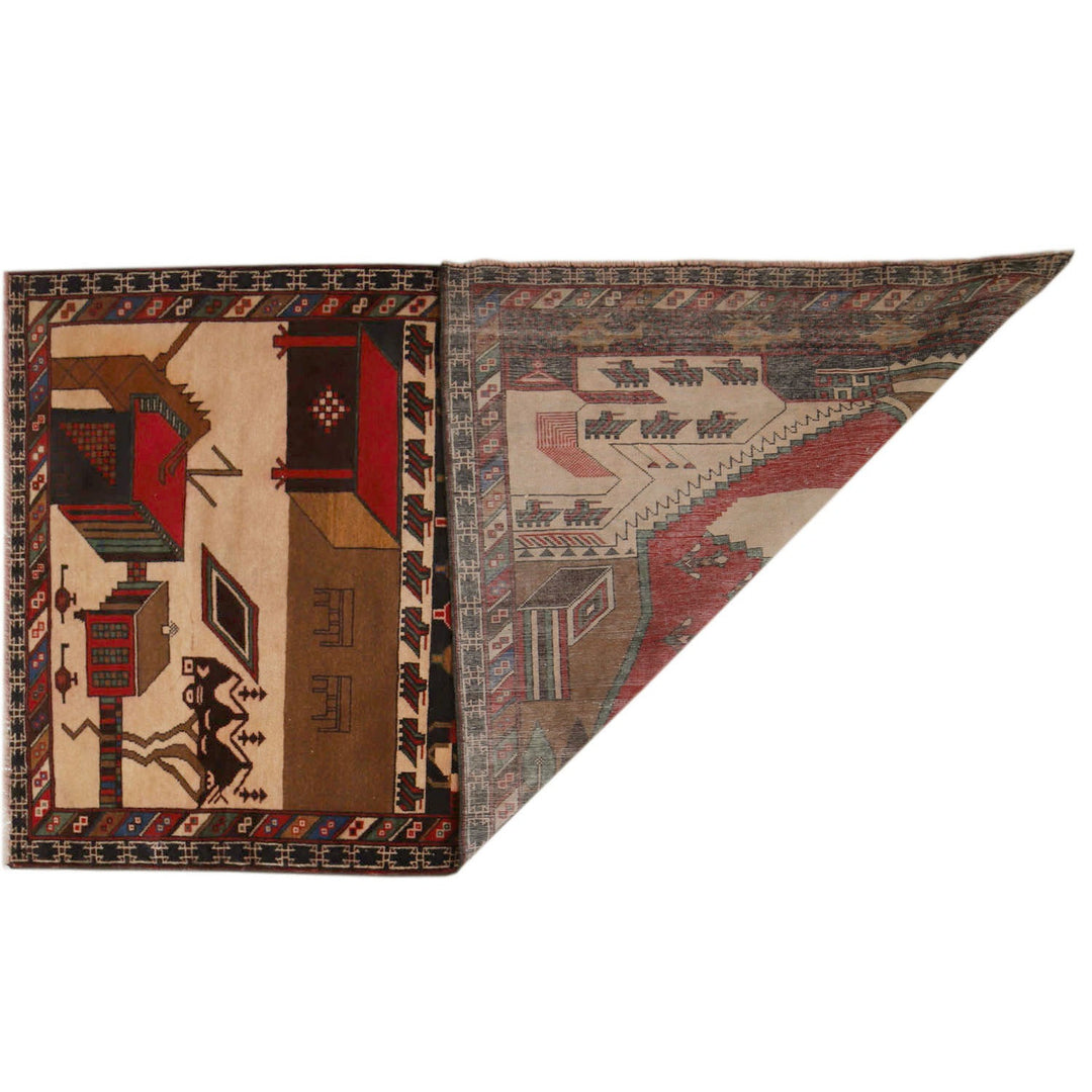 Pictorial Rug 3' 6" x 6' 2" - No. AL79814