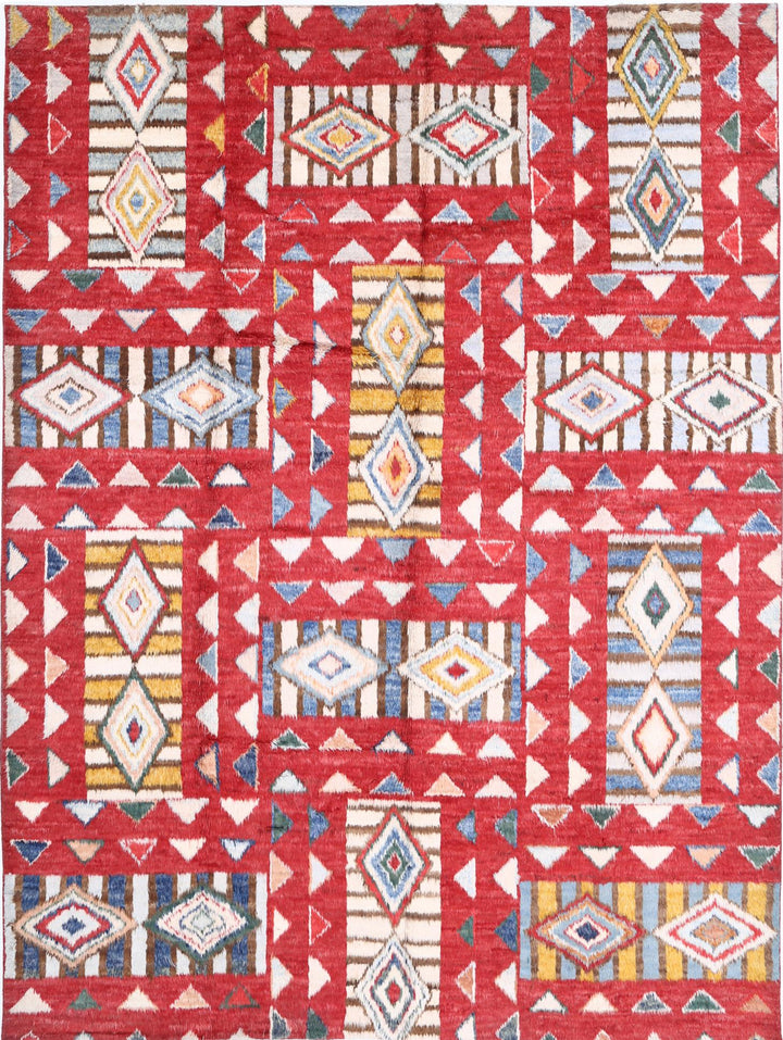 Moroccan 10’ 6″ x 13’ 9″ - No. AV95503 - ALRUG Rug Store