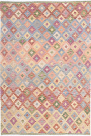 Kilim 6’ 6″ x 9’ 9″ - No. AV80698 - ALRUG Rug Store