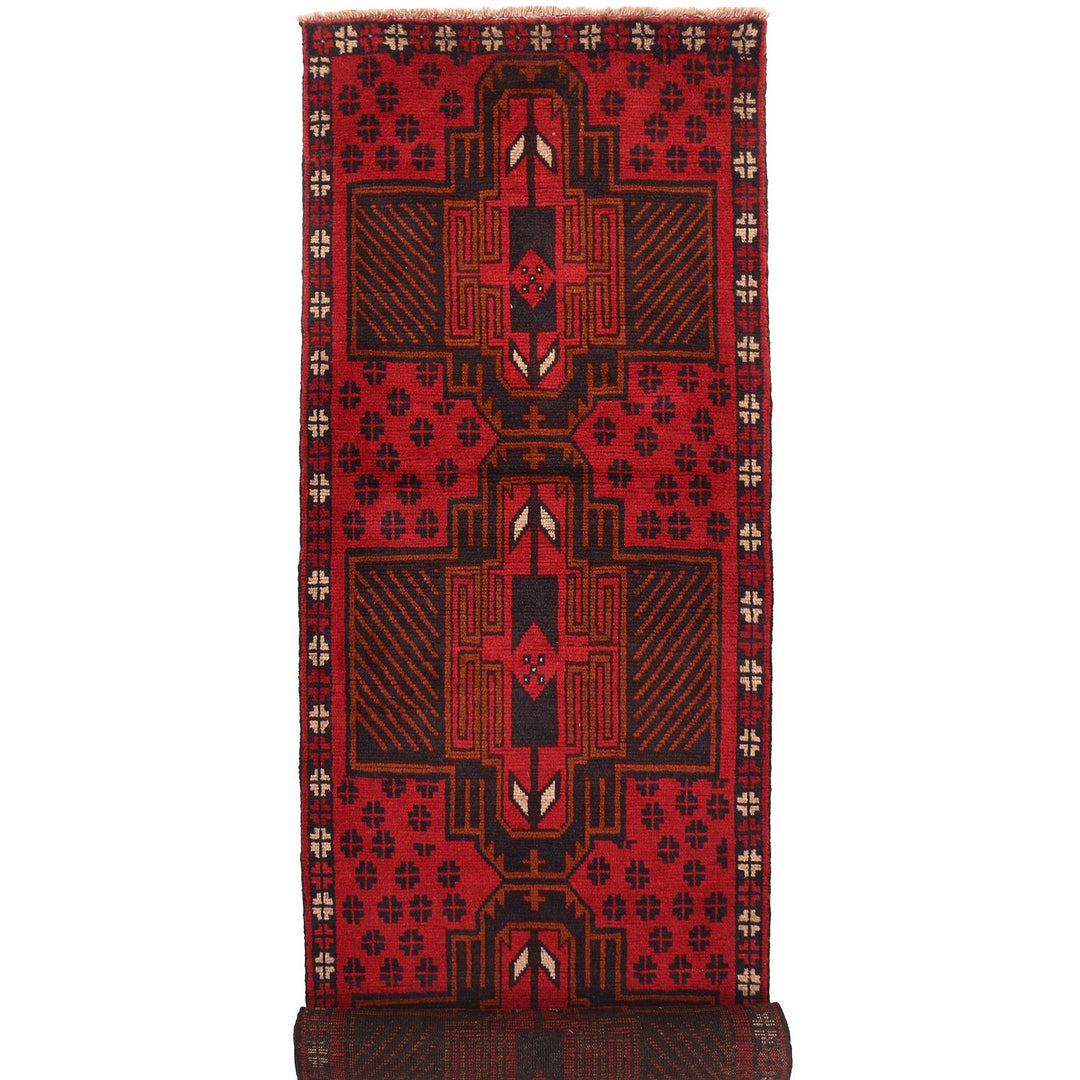 Baluchi Runner 2' 6 x 10' 2 (ft) - No. AL98864 - ALRUG Rug Store