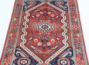 Kazak 3’ 4″ x 4’ 4″ - No. AV40010 - ALRUG Rug Store