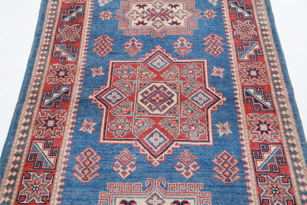 Kazak 3’ 11” x 6’ 0″ - No. AV75416 - ALRUG Rug Store