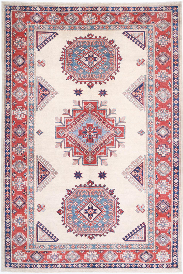 Kazak 6’ 3″ x 9’ 4″ - No. AV29452 - ALRUG Rug Store