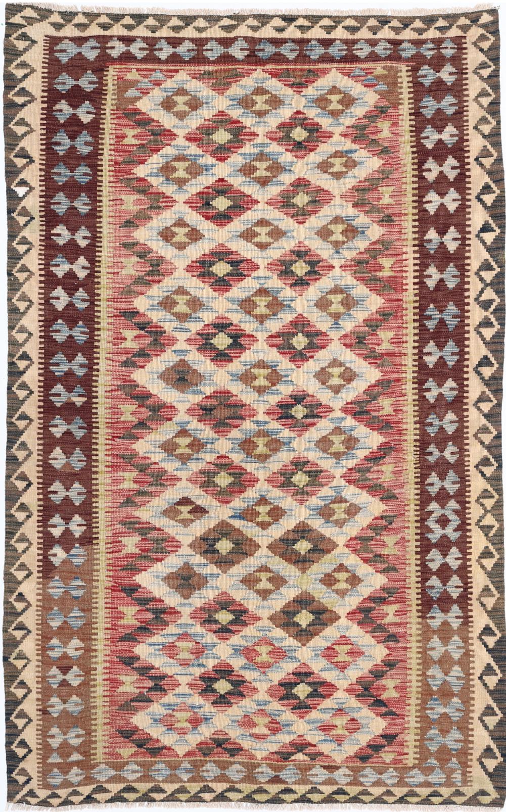 Kilim 4’ 8″ x 7’ 9″ - No. AV38953 - ALRUG Rug Store