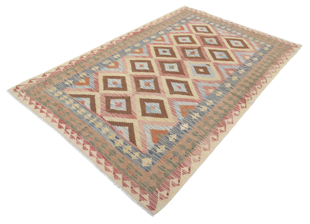 Kilim 4’ 10” x 7’ 9″ - No. AV38915 - ALRUG Rug Store