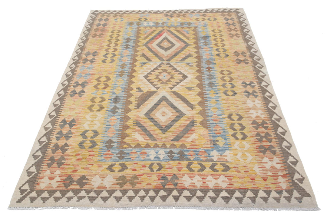 Kilim 5’ 0″ x 7’ 8″ - No. AV56538 - ALRUG Rug Store