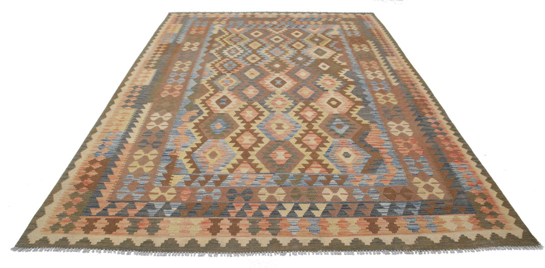 Kilim 7’ 9″ x 11’ 3″ - No. AV66002 - ALRUG Rug Store