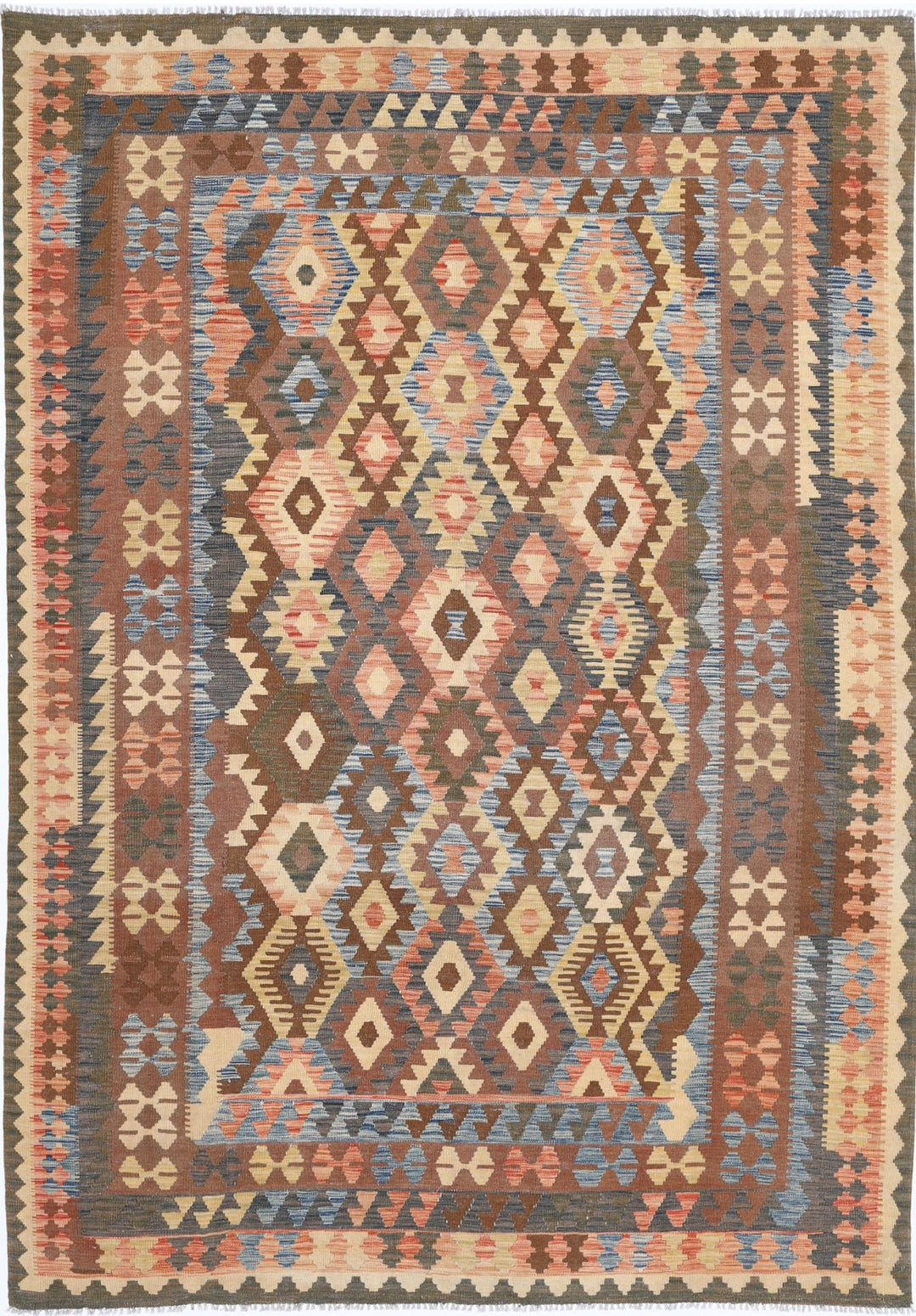 Kilim 7’ 9″ x 11’ 3″ - No. AV66002 - ALRUG Rug Store