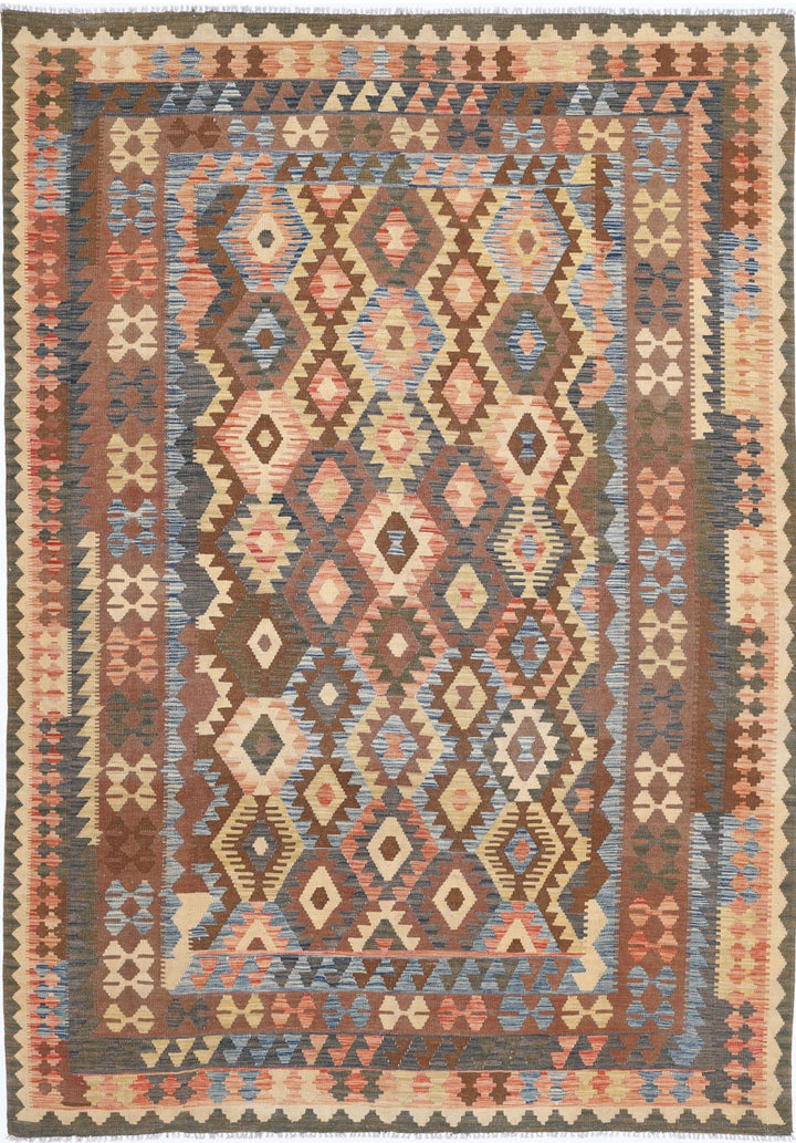 Kilim 7’ 9″ x 11’ 3″ - No. AV66002 - ALRUG Rug Store