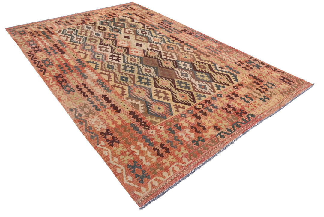 Kilim 7’ 9″ x 11’ 3″ - No. AV63355 - ALRUG Rug Store