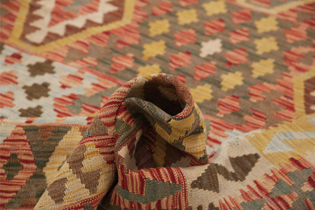 Kilim 7’ 9″ x 11’ 3″ - No. AV63355 - ALRUG Rug Store