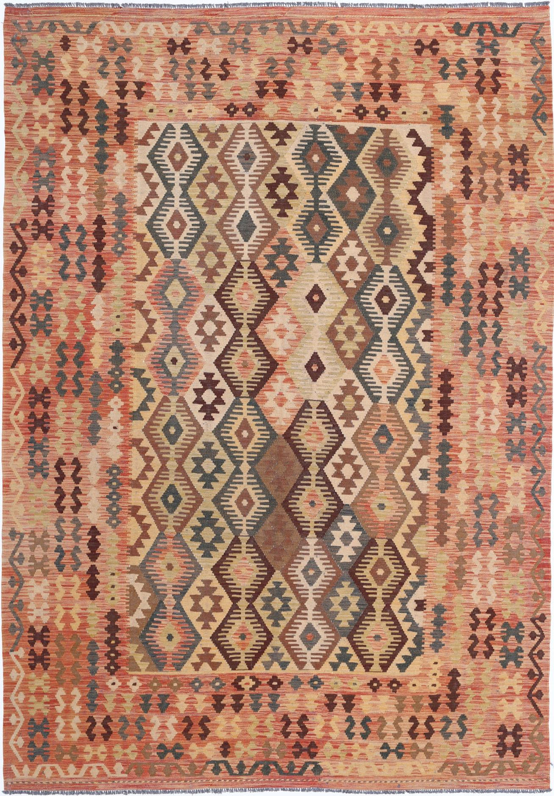 Kilim 7’ 9″ x 11’ 3″ - No. AV63355 - ALRUG Rug Store