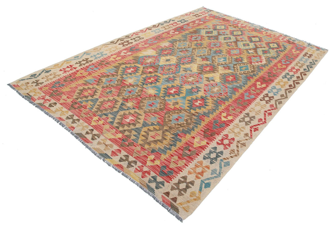 Kilim 6’ 4″ x 9’ 8″ - No. AV63385 - ALRUG Rug Store