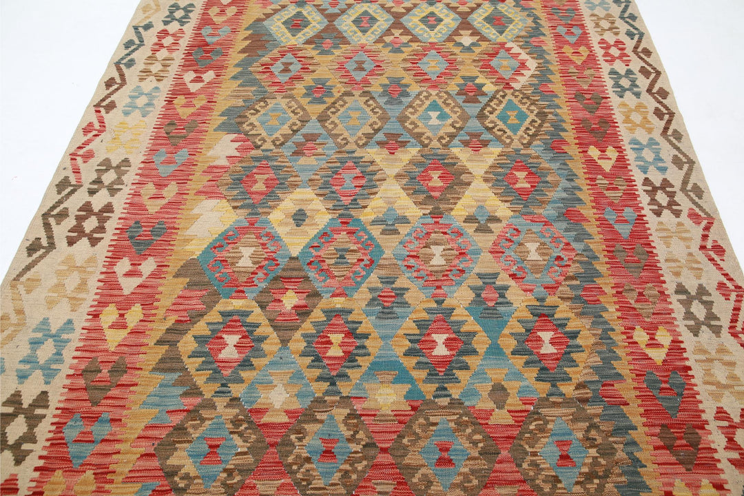 Kilim 6’ 4″ x 9’ 8″ - No. AV63385 - ALRUG Rug Store