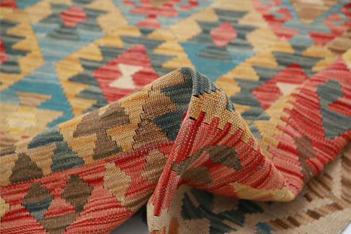 Kilim 6’ 4″ x 9’ 8″ - No. AV63385 - ALRUG Rug Store