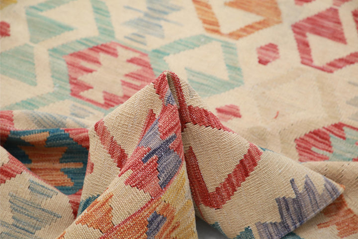 Kilim 6’ 4″ x 9’ 8″ - No. AV46967 - ALRUG Rug Store