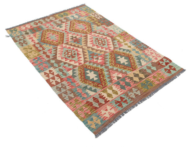 Kilim 3’ 3″ x 4’ 9″ - No. AV63032 - ALRUG Rug Store