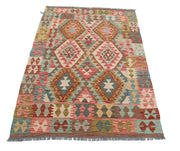 Kilim 3’ 3″ x 4’ 9″ - No. AV63032 - ALRUG Rug Store