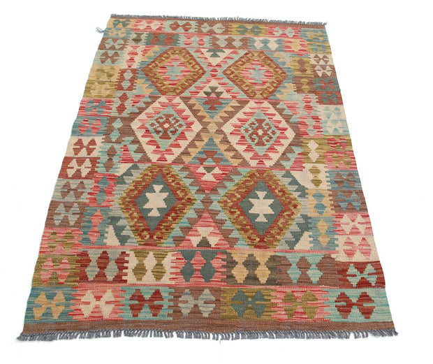 Kilim 3’ 3″ x 4’ 9″ - No. AV63032 - ALRUG Rug Store