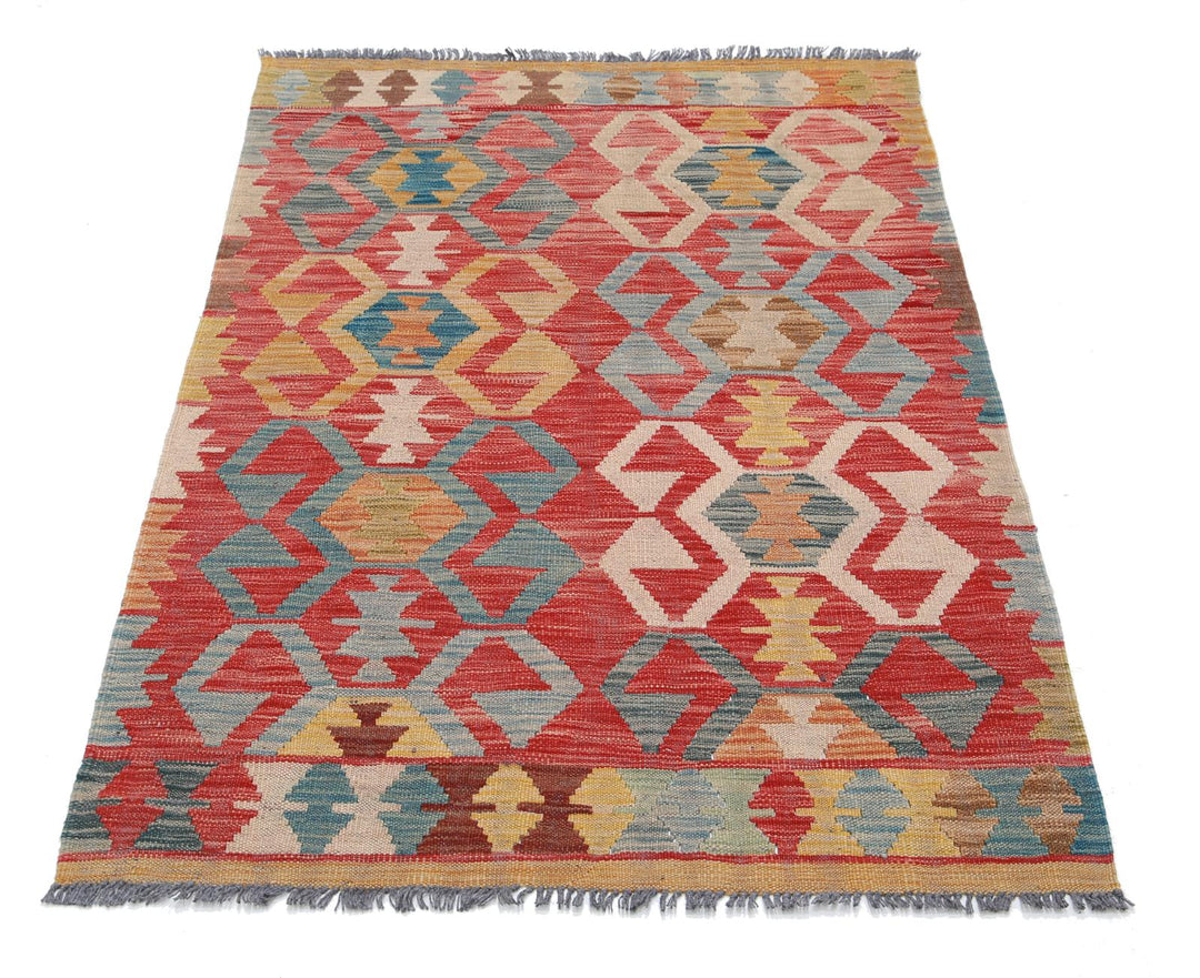 Kilim 3’ 1″ x 4’ 10” - No. AV34590 - ALRUG Rug Store